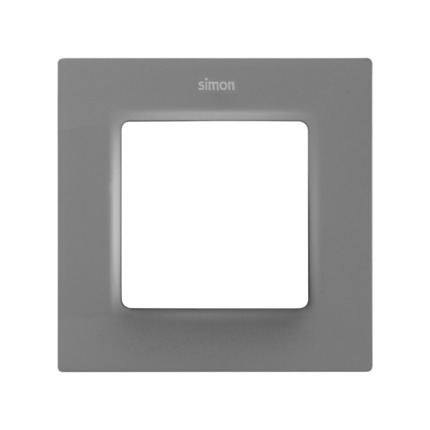 Comprar MARCO 1 ELEM. GRIS Simon ref. 8200617-092 al mejor precio | Cadenza Elecric