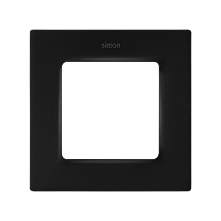 Comprar MARCO 1 ELEM. NEGRO MATE   Simon ref. 8200617-098 al mejor precio | Cadenza Elecric