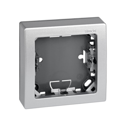 Comprar MARCO 1 ELEMENTO  (ALUMINIO) Simon ref. 73610-63 al mejor precio | Cadenza Elecric