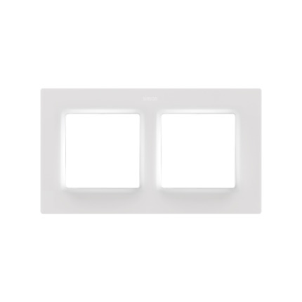 Comprar MARCO 2 ELEM. BLANCO MATE    Simon ref. 8200627-090 al mejor precio | Cadenza Elecric