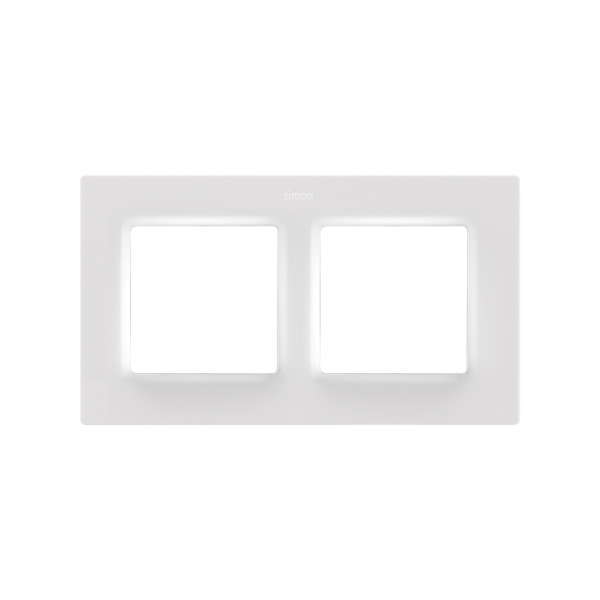 MARCO 2 ELEM. BLANCO MATE    Simon ref. 8200627-090