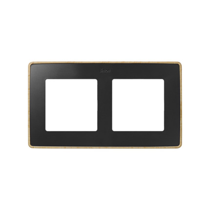 Comprar MARCO 2 ELEM. NEGRO MATE base Haya Simon ref. 8201620-370 al mejor precio | Cadenza Elecric