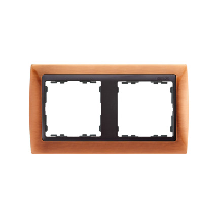 Comprar MARCO 2 ELEMENT.COBRE VIEJO /ZOC.GRAFITO Simon ref. 82824-36 al mejor precio | Cadenza Elecric