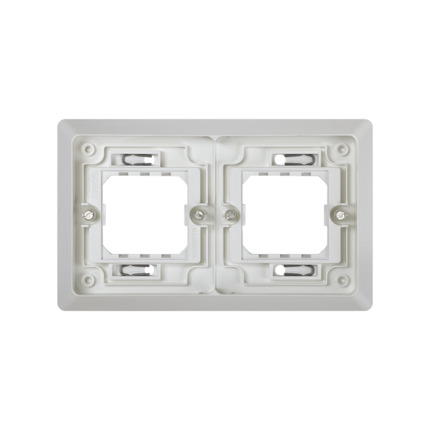 Comprar MARCO 2 ELEMENTOS PARA EMPOTRAR IP55 Simon ref. 4400620-035 al mejor precio | Cadenza Elecric