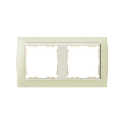 Comprar MARCO 2 ELEMENTOS.MARFIL Simon ref. 82720-31 al mejor precio | Cadenza Elecric