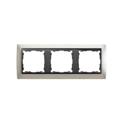 Comprar MARCO 3 ELEM.ALUMINIO MATE /ZOC.GRAFITO Simon ref. 82834-33 al mejor precio | Cadenza Elecric
