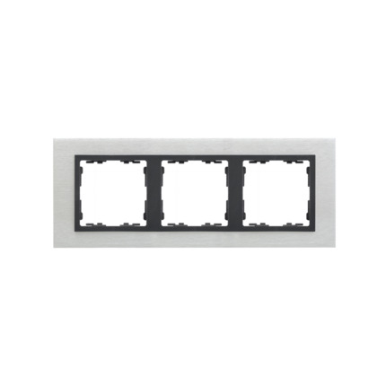 Comprar MARCO 3 ELEMENTOS NATURE INOX MATE Simon ref. 82837-31 al mejor precio | Cadenza Elecric