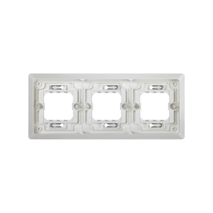 Comprar MARCO 3 ELEMENTOS PARA EMPOTRAR IP55 Simon ref. 4400630-035 al mejor precio | Cadenza Elecric