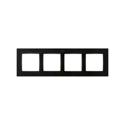 Comprar MARCO 4 ELEM. NEGRO MATE   Simon ref. 8200647-098 al mejor precio | Cadenza Elecric