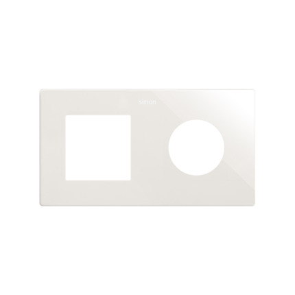 Comprar Marco composición 2 elementos ICON + estética Mínima para CLEAN schuko Simon ref. 27190620-090 al mejor precio | Cadenza Elecric