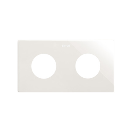 Comprar Marco mínimo para enchufes CLEAN 2 elementos Simon ref. 27110620-090 al mejor precio | Cadenza Elecric