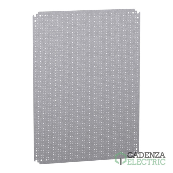 Microperforated mounting plate H800xW600 w/holes diam 3,6mm on 12,5mm pitch ref. NSYMF86 Schneider Electric