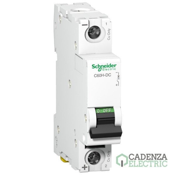 miniature circuit breaker - C60H - 1 pole - 4 A - C curve ref. A9N61504 Schneider Electric