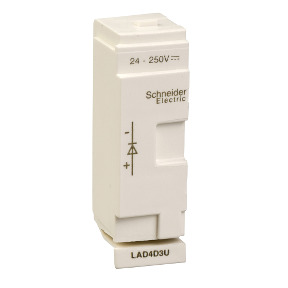 Módulo antiparasitario para D40A hasta D65A diodo 24-250 V CD ref. LAD4D3U Schneider Electric [PLAZO 3-6 SEMANAS]