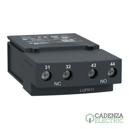 Compra módulo de contactos auxiliares LUF - 1 NA+ 1 NF para TeSys U ref. LUFN11 Schneider Electric al mejor precio | Cadenza Electric