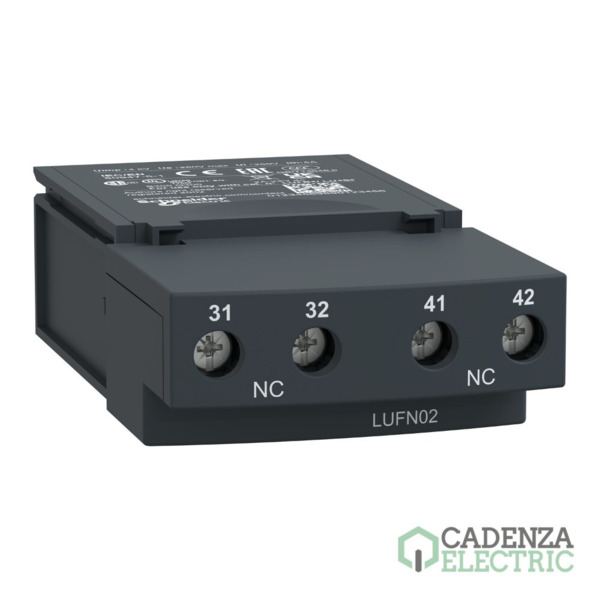 módulo de contactos auxiliares LUF - 2 NF para TeSys U ref. LUFN02 Schneider Electric