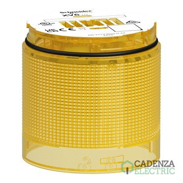 Módulo luminoso Harmony XV6, Ø60 mm, LED amarillo, luz fija ref. XV6C28 Schneider Electric