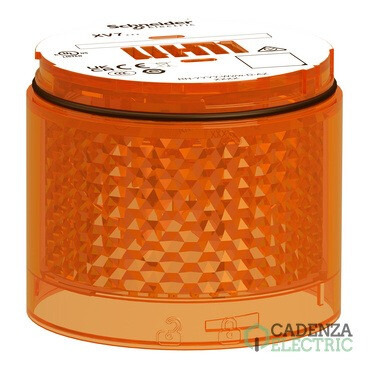 Compra Módulo luminoso Harmony XVB7, Ø70 mm, LED naranja, luz fija ref. XVB7C25 Schneider Electric al mejor precio | Cadenza Electric