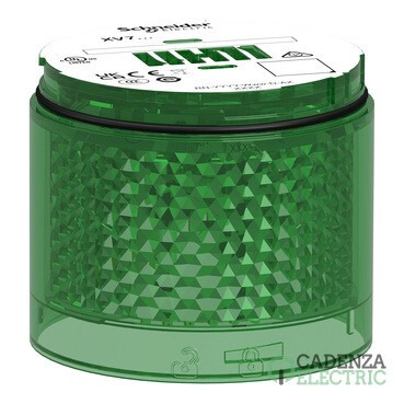 Compra Módulo luminoso Harmony XVB7, Ø70 mm, LED verde, luz fija ref. XVB7C23 Schneider Electric al mejor precio | Cadenza Electric