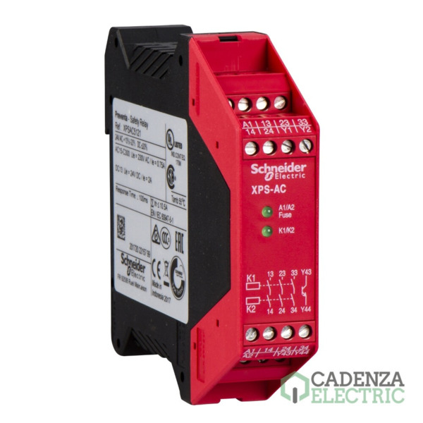 MODULO SEGURIDAD CAT.3 24 V CA/DC [SE ENVÍA SUSTITUTA XPSBAC14AP] ref. XPSAC5121 Schneider Electric