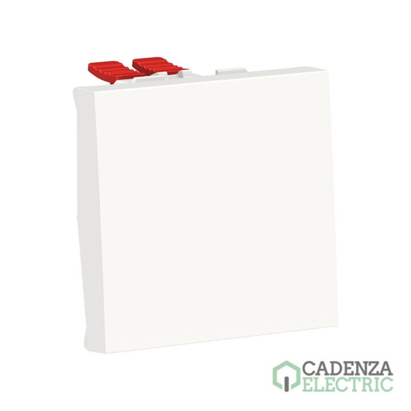 New Unica Cruzamiento 2 modulos color Blanco Polar ref. NU320518 Schneider Electric