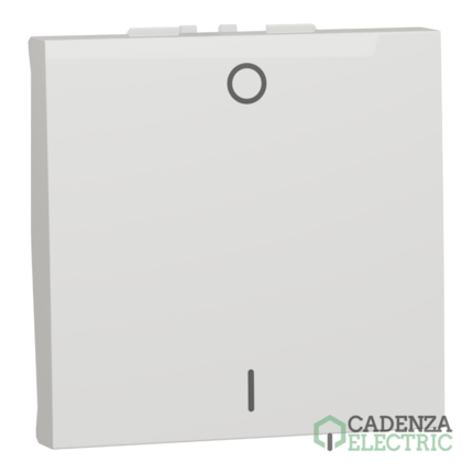 Compra New Unica Interruptor bipolar 16A 2 mod Polar ref. NU326218 Schneider Electric al mejor precio | Cadenza Electric