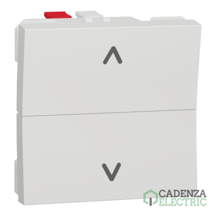 Compra New Unica Pulsador de persianas Polar ref. NU320718 Schneider Electric al mejor precio | Cadenza Electric