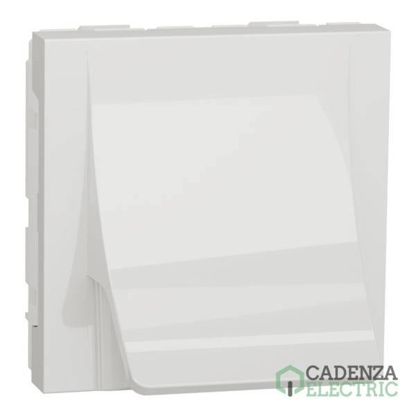 New Unica Salida de cables 2 mod. Blanco Polar ref. NU386218 Schneider Electric