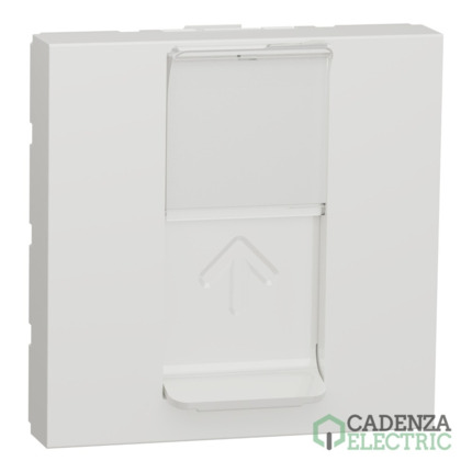 Compra New Unica Toma RJ45 cat.6 UTP 2 modulos Blanco Polar ref. NU341518 Schneider Electric al mejor precio | Cadenza Electric