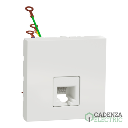 Compra New Unica Toma telefono RJ12 2 mod. Blanco Polar ref. NU349718 Schneider Electric al mejor precio | Cadenza Electric