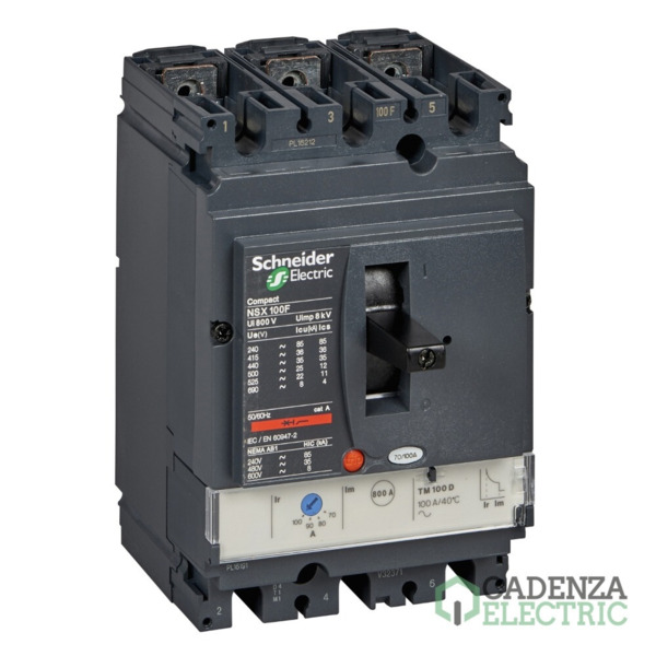 NSX100F TM100D 3P3R ref. LV429630 Schneider Electric