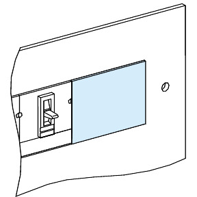 Obturador fraccionable para NSX/INS250 - alto 85 mm - longitud 147 mm ref. 3249 Schneider Electric