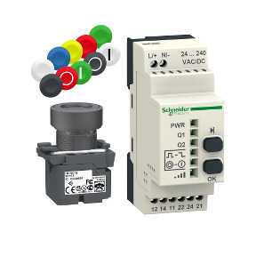 Pack xb5r 22mm receptor programable AC/DC ref. XB5RFA02 Schneider Electric [PLAZO 3-6 SEMANAS]