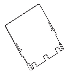 partition plate XALF for XALF power socket - mounting accessories ((*)) ref. XALFZ1 Schneider Electric [PLAZO 3-6 SEMANAS]