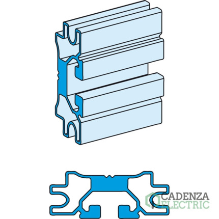 Compra Perfil Linergy LGYE 800A, l=2.000mm ref. LVS04561 Schneider Electric al mejor precio | Cadenza Electric