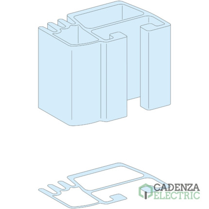Compra Perfil vertical para juego de barras Linergy LGYE, calibre 800A ref. LVS04503 Schneider Electric al mejor precio | Cadenza Electric