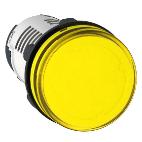 piloto de Ø 22 - amarillo - LED integrado-230 V-terminal tornillo ref. XB7EV05MP Schneider Electric [PLAZO 3-6 SEMANAS]