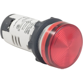 piloto de Ø 22 - rojo - LED integrado-120 V-terminal tornillo ref. XB7EV04GP Schneider Electric [PLAZO 3-6 SEMANAS]