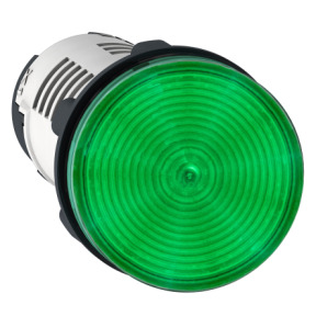 piloto de Ø 22 - verde - LED integrado 230 V-terminal tornillo ref. XB7EV03MP Schneider Electric [PLAZO 3-6 SEMANAS]