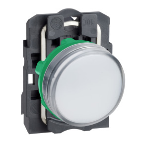 Piloto luminoso ø 22 - blanco - led integrado - 110…120 v ref. XB5AVG1 Schneider Electric [PLAZO 3-6 SEMANAS]