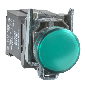 Piloto luminoso ø 22 - verde - lámpara ba 9 s - 120 v ref. XB4BV33 Schneider Electric [PLAZO 3-6 SEMANAS]