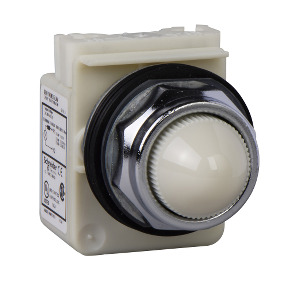 piloto luminoso Ø30 - blanco - LED BA 9 s - 24 V ref. 9001KP35LWW9 Schneider Electric [PLAZO 3-6 SEMANAS]