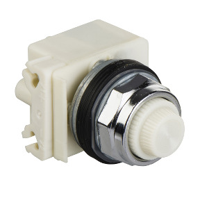 piloto luminoso blanco Ø30 - para lámpara BA9s 240VAC ref. 9001KP7W31 Schneider Electric [PLAZO 3-6 SEMANAS]