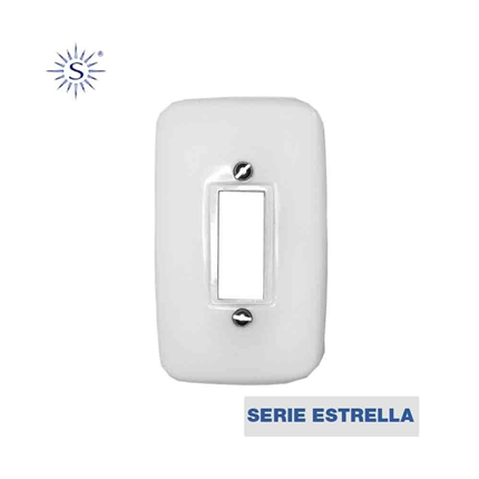 comprar PLACA 1 ELEMENTO PEQUEÑA SERIE ESTRELLA  precio 0,93 €