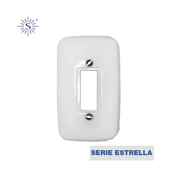 PLACA 1 ELEMENTO S-ESTRELLA PEQUEÑA RETRACTILADA