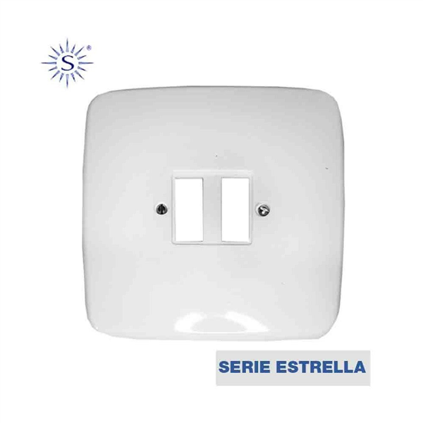 PLACA 2 ELEMENTO GRANDE S-ESTRELLA ENVASADA