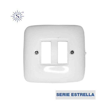 comprar PLACA 2 ELEMENTOS S-ESTRELLA PEQUEÑA RETRACTILADA  precio 1,5