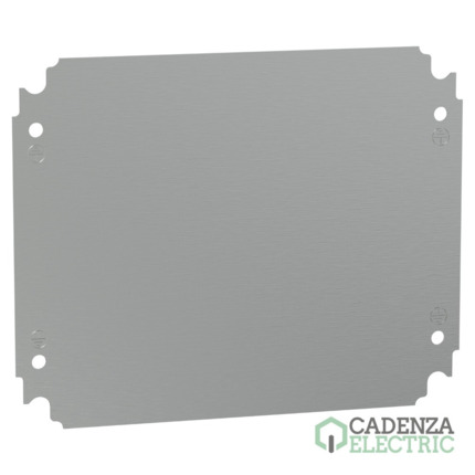 Compra Placa de montaje ciega H300xW250mm de acero galvanizado ref. NSYMM3025 Schneider Electric al mejor precio | Cadenza Electric