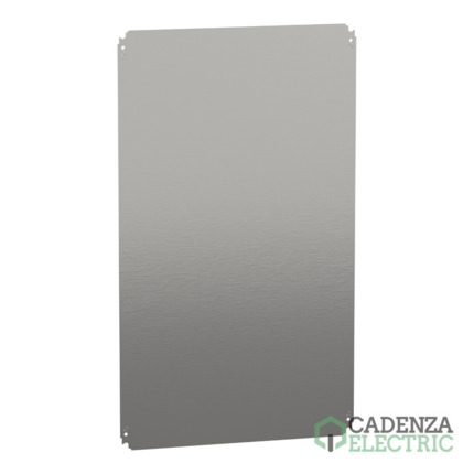 Compra Placa de montaje metálica plana Alt1000xAnch600mm de acero galvanizado ref. NSYMM106 Schneider Electric al mejor precio | Cadenza Electric