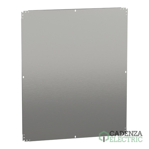 Placa de montaje metálica plana Alt1200xAnch1000mm de acero galvanizado. Dimensión reversible ref. NSYMM1210 Schneider Electric